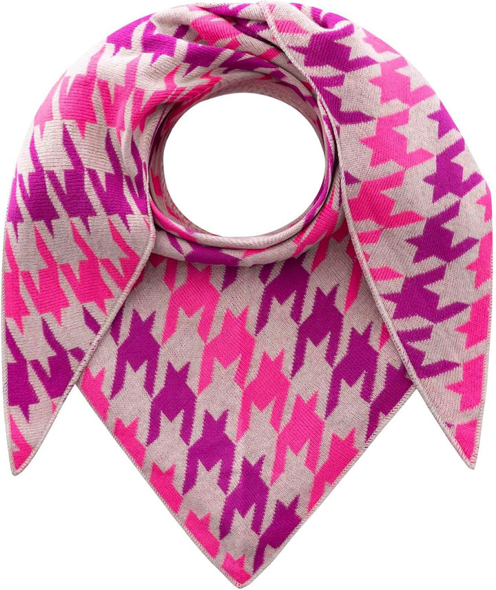 Zwillingsherz Dreieckstuch Stola Schal mit Kaschmir und Wolle für Damen - Hochwertiges Cashmere Hals