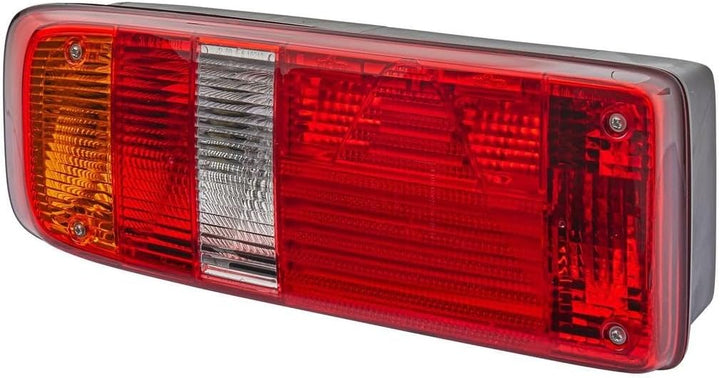 HELLA - Heckleuchte - EasyConn I - Glühlampe - 24V - Anbau/geschraubt - Lichtscheibenfarbe: mehrfarb