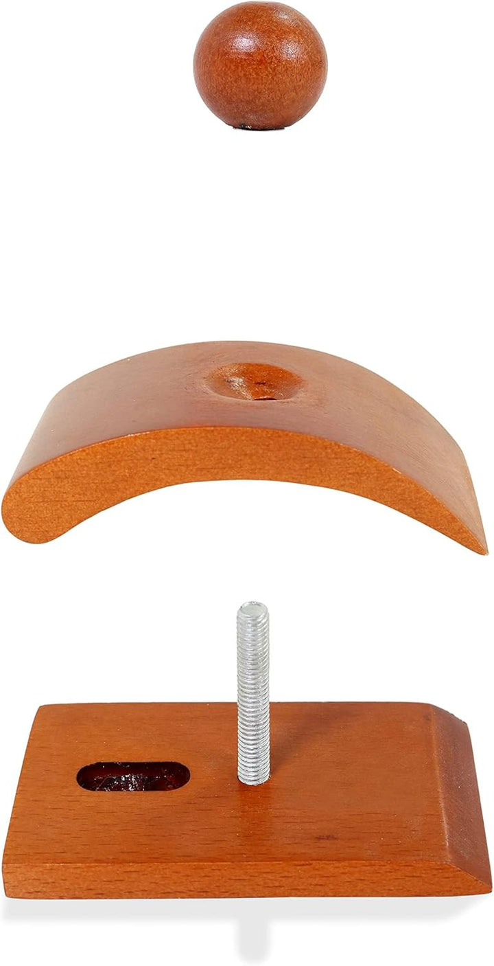 Katai - Steppdeckenklammern - Set mit 4 Stück, klein, aus Holz, Wandhalterungen für Teppiche und Wan