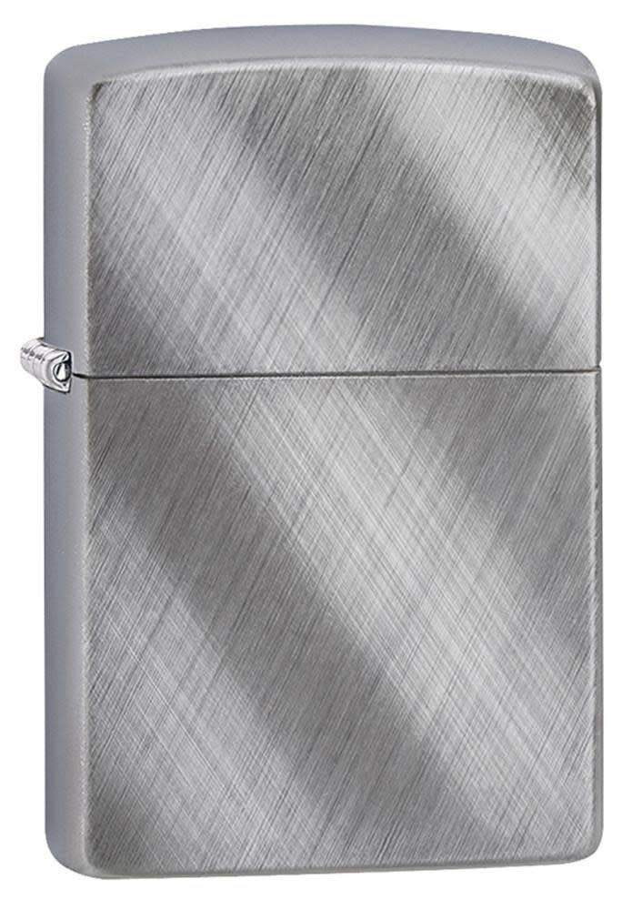 Zippo Chrom-Feuerzeuge Diagonal Weave Einzigartig, Diagonal Weave Einzigartig