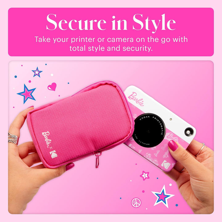 Kodak x Barbie Step Slim Kabelloser Sofortbild-Fotodrucker (Signature Style) + Barbie Deluxe Kamerat