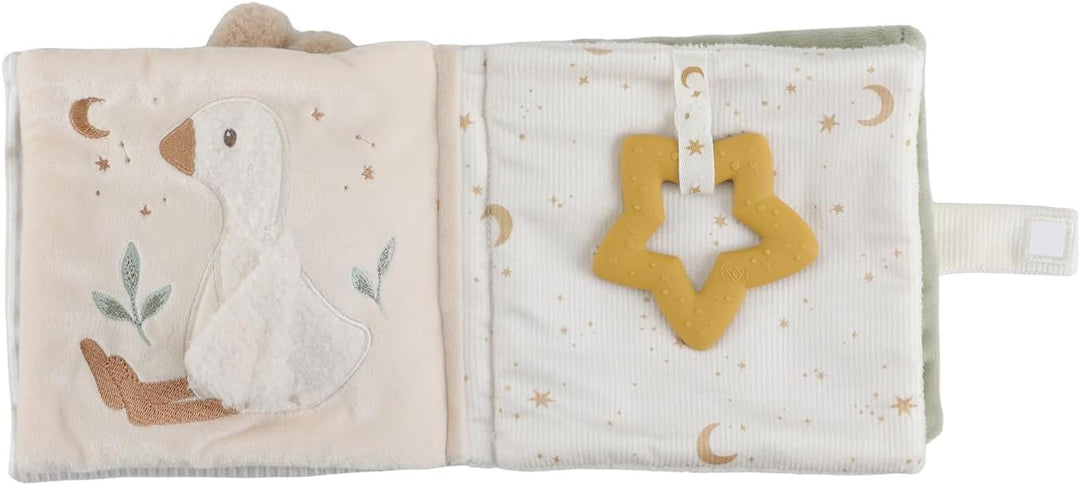 Little Dutch Fühlbuch Stoffbuch Babybuch aus weichem Stoff Aktivität, Entdecken und Knistern Hase we