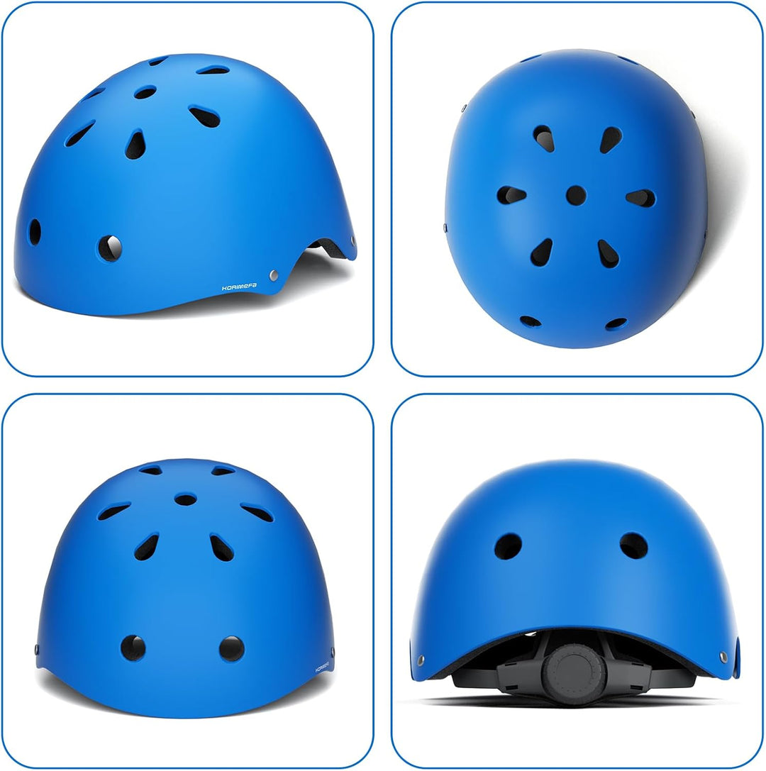 KORIMEFA Kinder Fahrradhelm Kinderhelm Skaterhelm Verstellbar für 3 Jahre Junge CE-Zertifizierung fü
