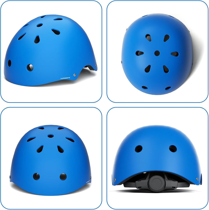 KORIMEFA Kinder Fahrradhelm Kinderhelm Skaterhelm Verstellbar für 3 Jahre Junge CE-Zertifizierung fü