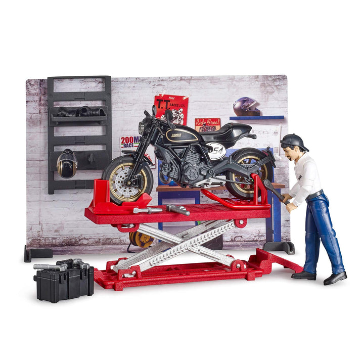 bruder bworld Motorradwerkstatt / 62101