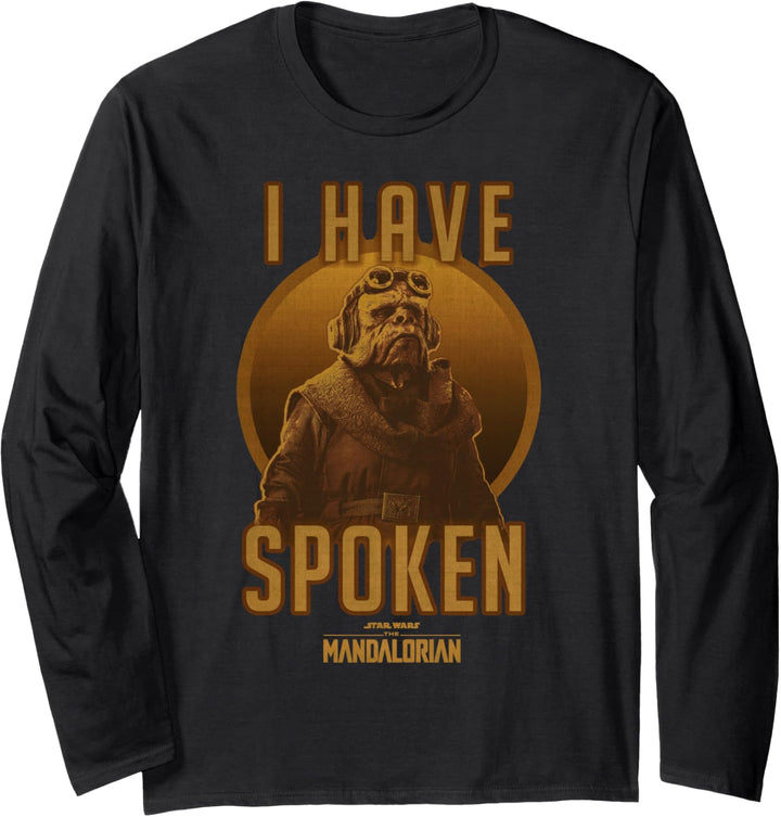 Star Wars The Mandalorian Kuiil I Have Spoken Portrait Langarmshirt