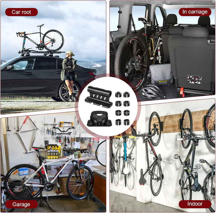 Gabelhalterung Fahrrad 1x Gabelhalterung + 1x Hinterradhalterung Aluminium Fahrradgabelhalterung Unt