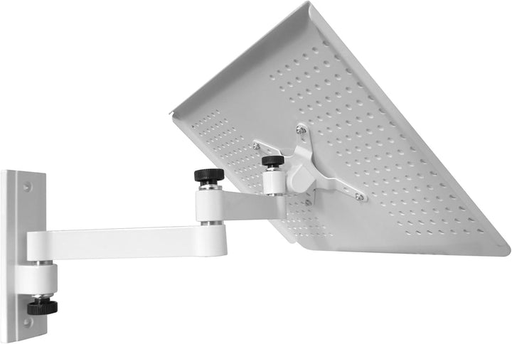 Drall Weisse universal Wandhalterung mit Ablage Adapterplatte für Laptop Notebook Netbook Tablet PC