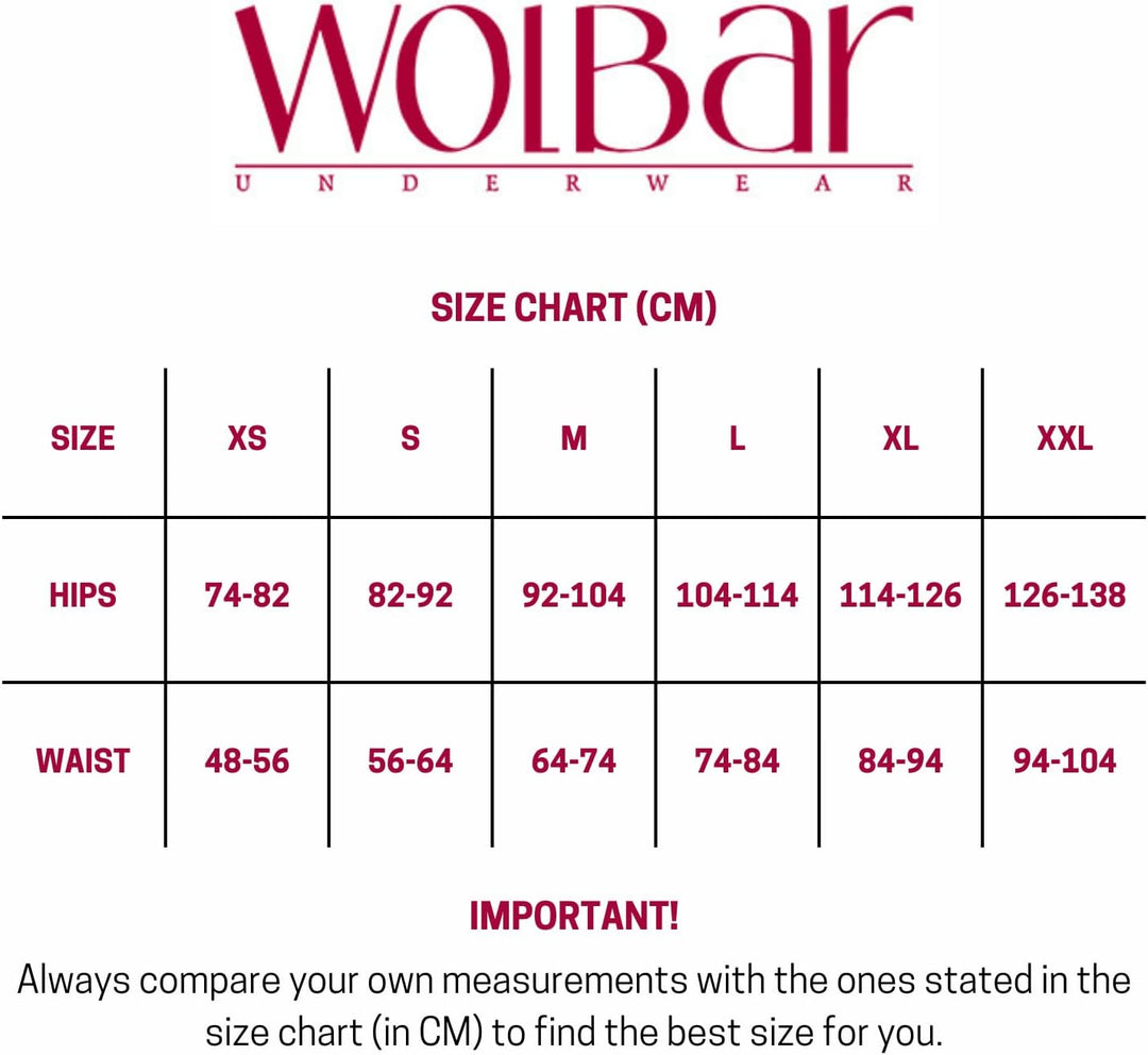 Wolbar Damen Sexy Shapewear-Slips Spitze Miederslip Hohe Taille Figurformende WB207 XL (3-er Pack) B