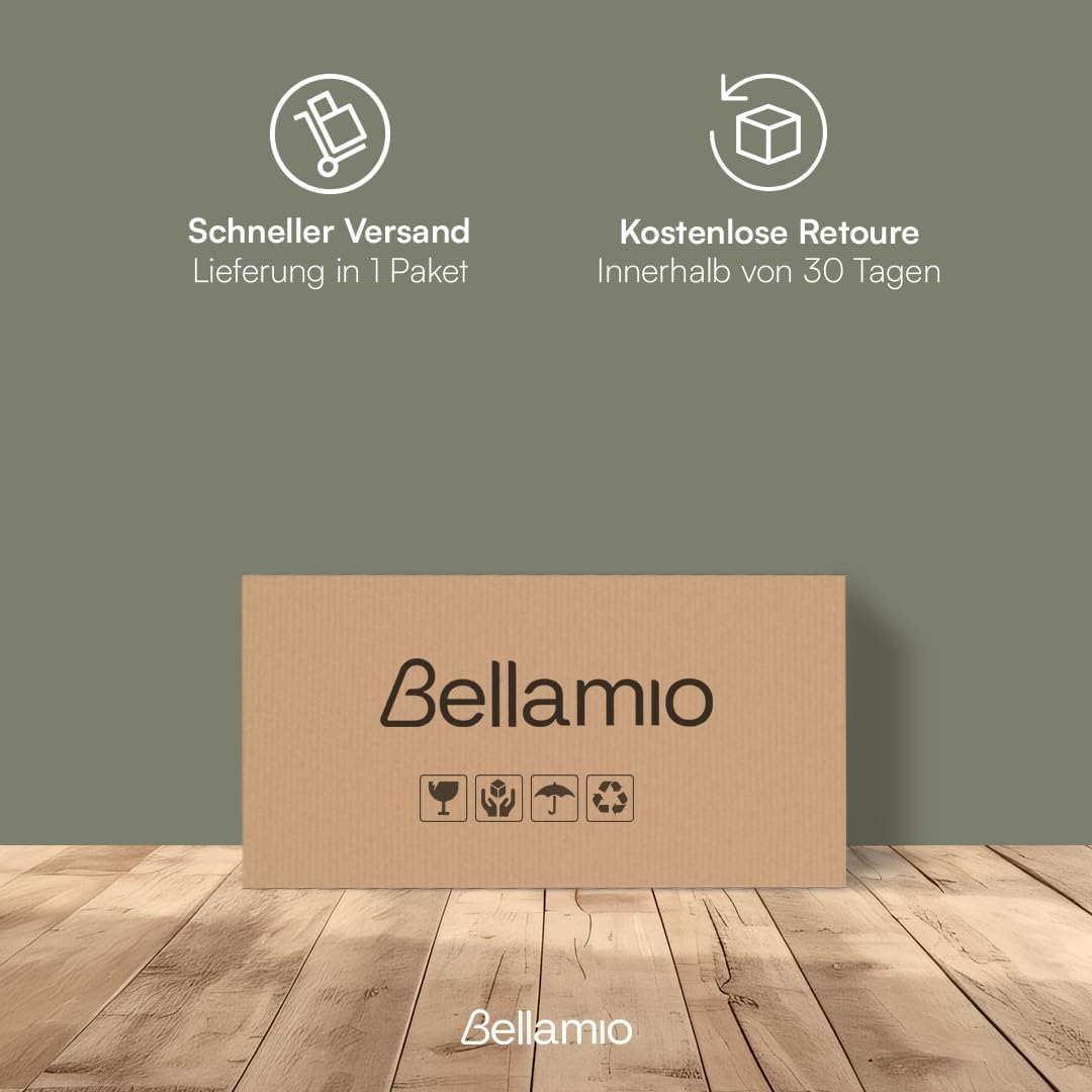 Bellamio Ceyhan Schuhschrank mit 2 Klappen – Schuhkipper schwarz aus Holz – Schuhregal schmal 50x19x