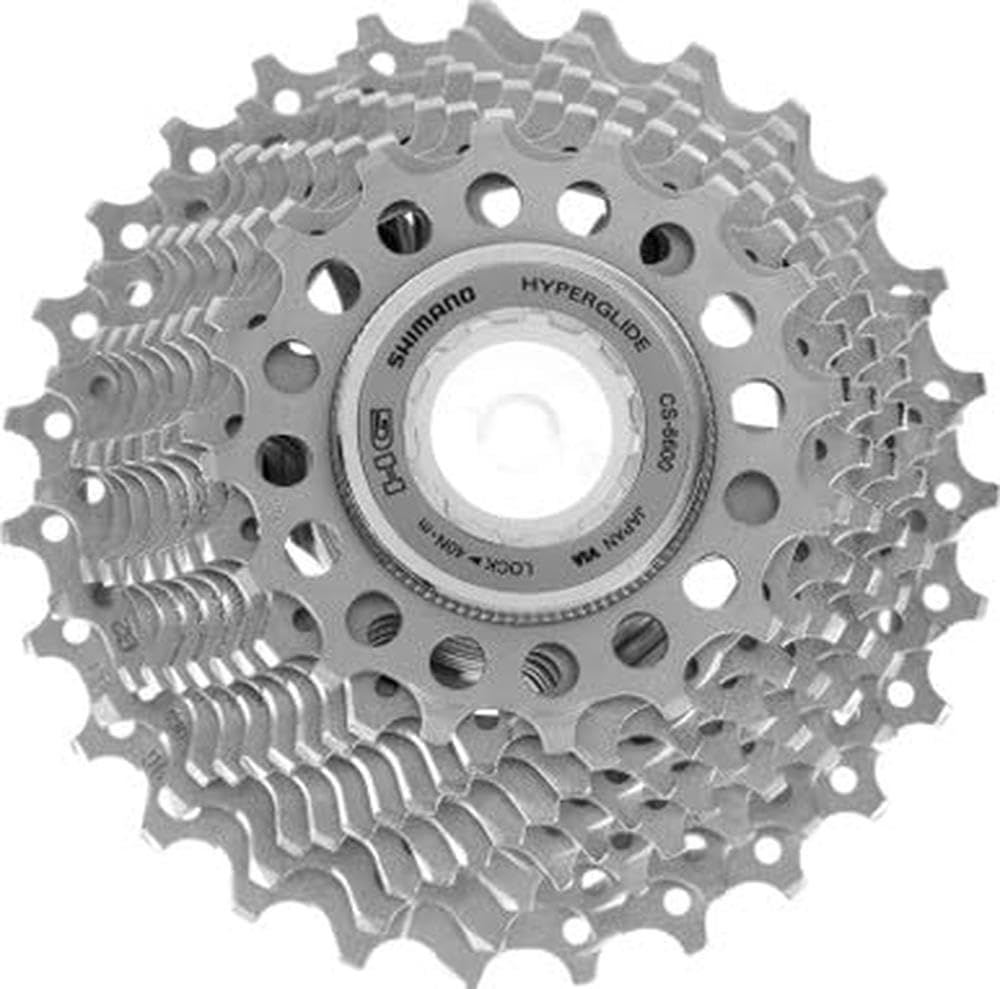 SHIMANO Unisex – Erwachsene Kassette Ultegra 10 Fach Einheitsgrösse Silber,Grau, Einheitsgrösse Silb