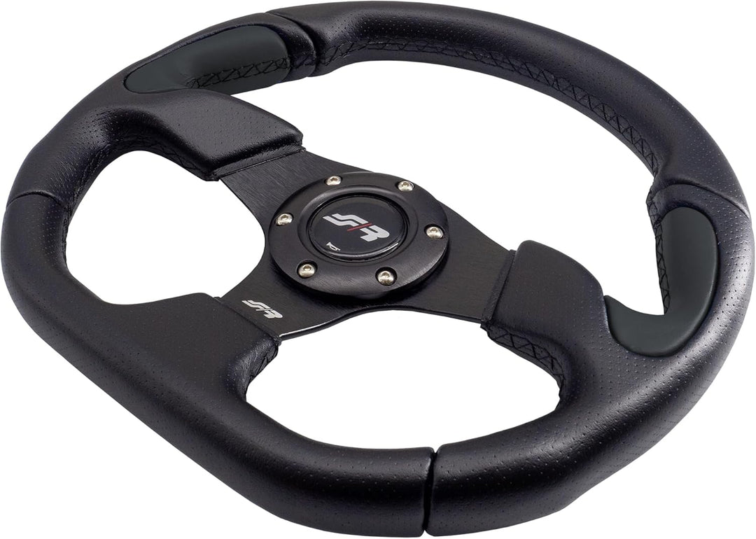 Simoni Racing X2330PUN/P X2 Black Universal Steering Wheel, Schwarz