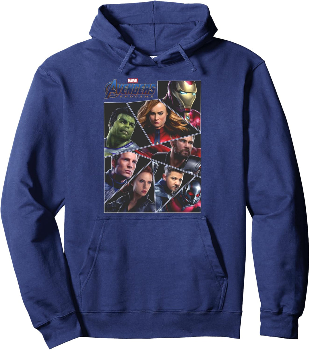 Marvel Avengers Endgame Broken Character Panels Pullover Hoodie