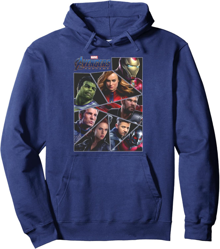 Marvel Avengers Endgame Broken Character Panels Pullover Hoodie