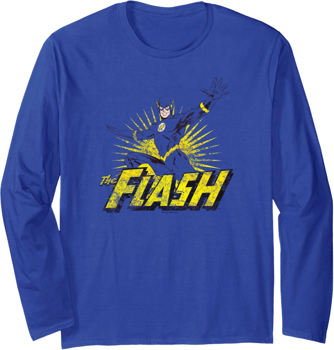 The Flash Flash Rough Distress Langarmshirt