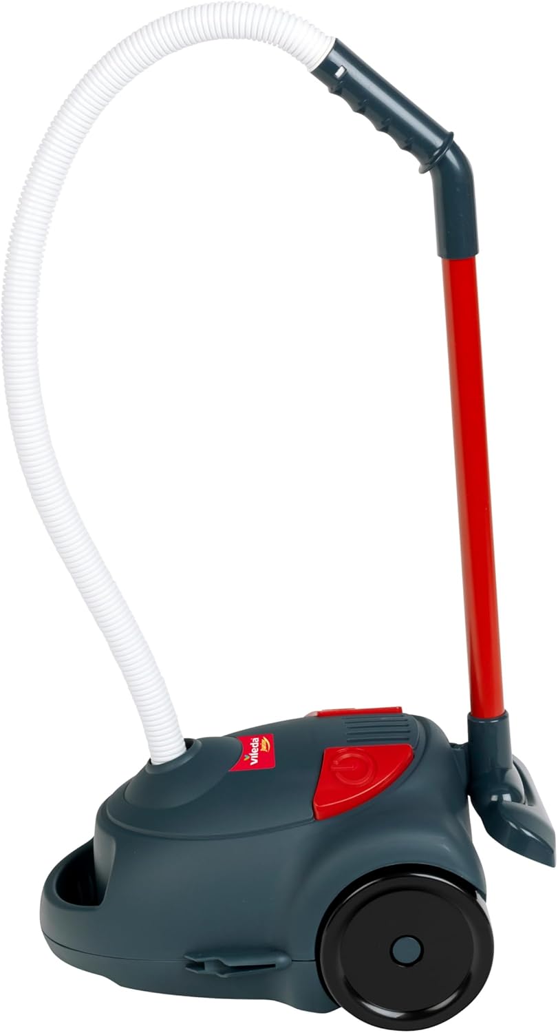 Theo Klein 6846 Vileda Staubsauger Spielzeugstaubsauger mit realistischem Staubsauger-Sound Spielzeu
