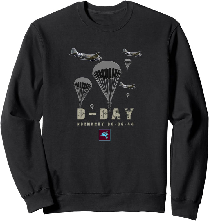 UK Fallschirmjäger D-Day WWII Normandy 6. Airborne Sweatshirt