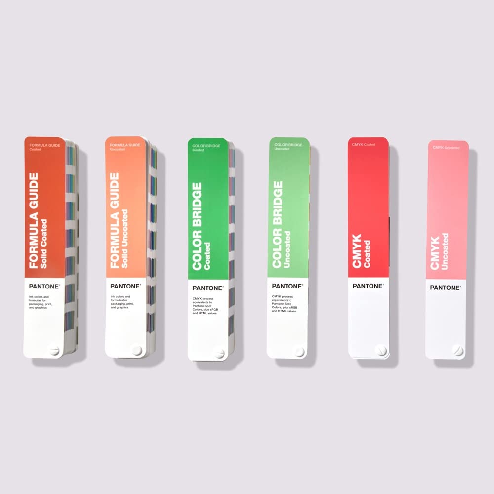 Pantone GPG301B Essentials Guide Set - Beschichtetes und unbeschichtetes Farbfächer-Set in chromatis