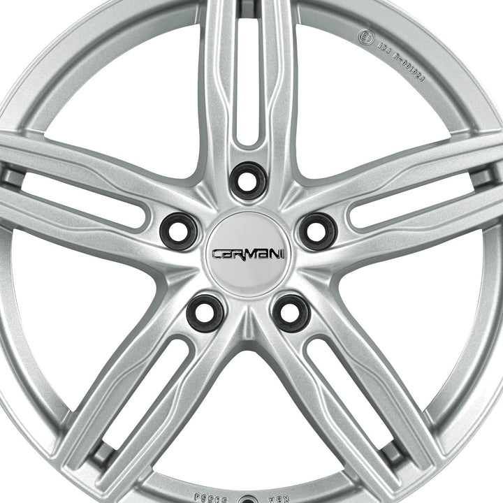 CARMANI 14 Paul kristall silber 6,5x16 ET45 5.00x108 Hub Bore 63.40 mm - Alu felgen
