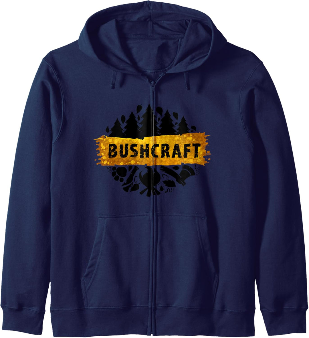 Bushcraft Wissen Natur Camp Bushcrafter Wildnis Outdoor Kapuzenjacke