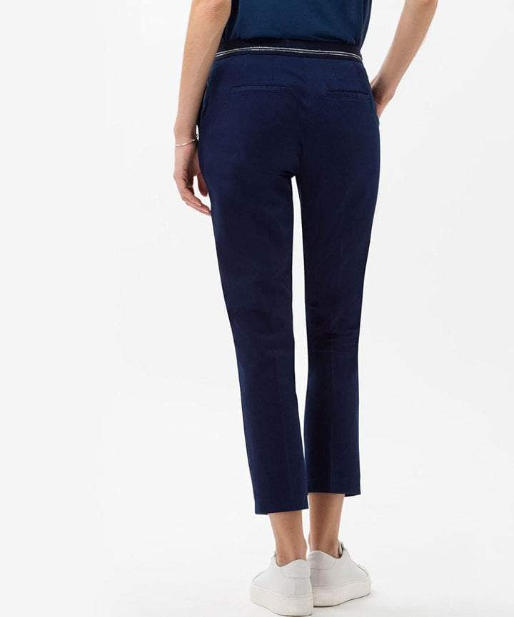 BRAX Damen Style Maron Chino Uni Hose 32W / 30L Indigo, 32W / 30L Indigo