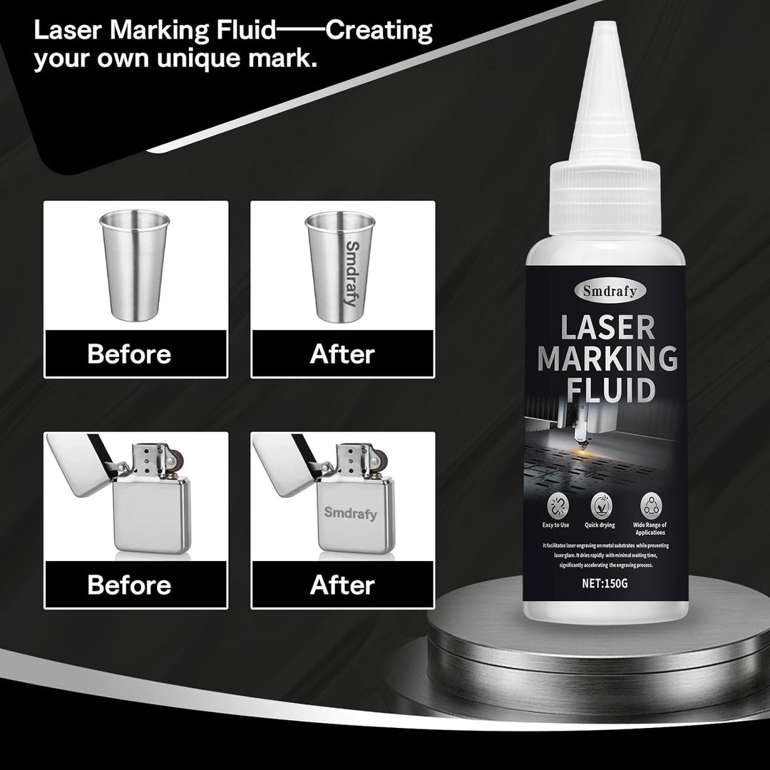 150ml Lasermarkierungsflüssigkeit, Laser Marking Fluid, Laser Markierungsspray, Lasergravur Spray, G