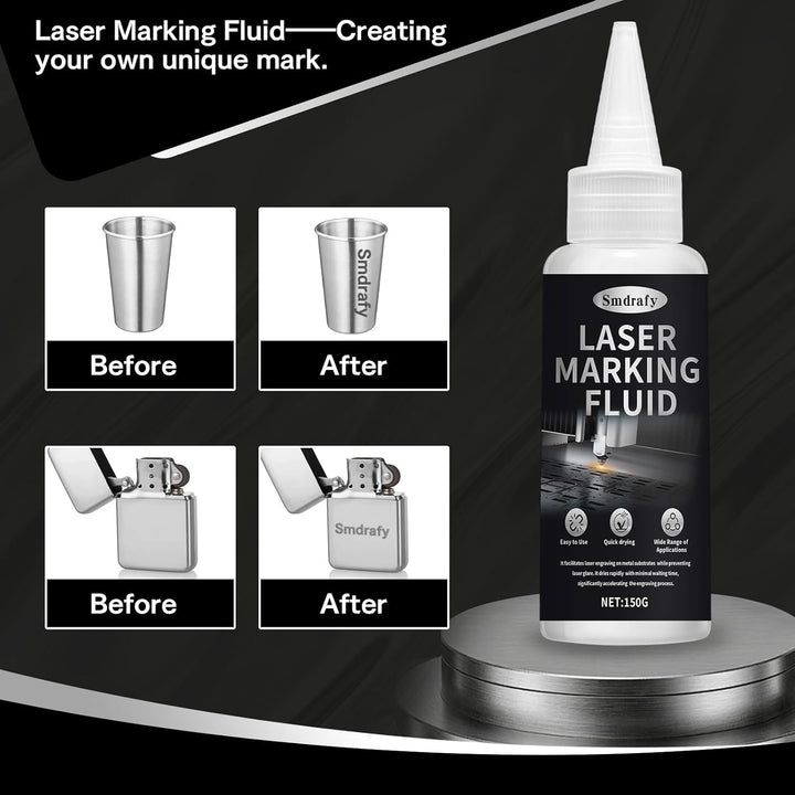 150ml Lasermarkierungsflüssigkeit, Laser Marking Fluid, Laser Markierungsspray, Lasergravur Spray, G