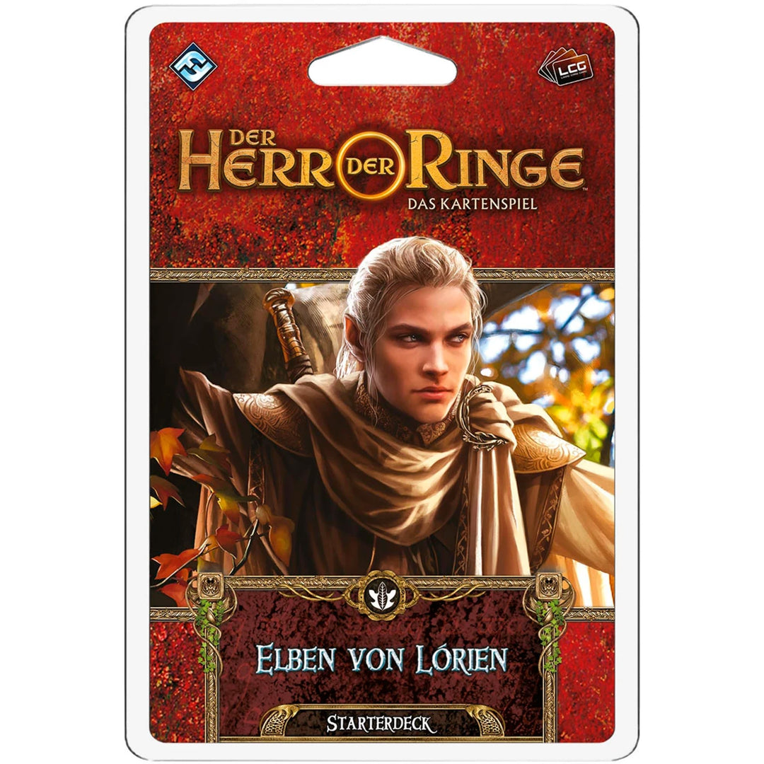 Fantasy Flight Games, Der Herr der Ringe: LCG – Elben von Lórien, Starterdeck, Expertenspiel, Karten
