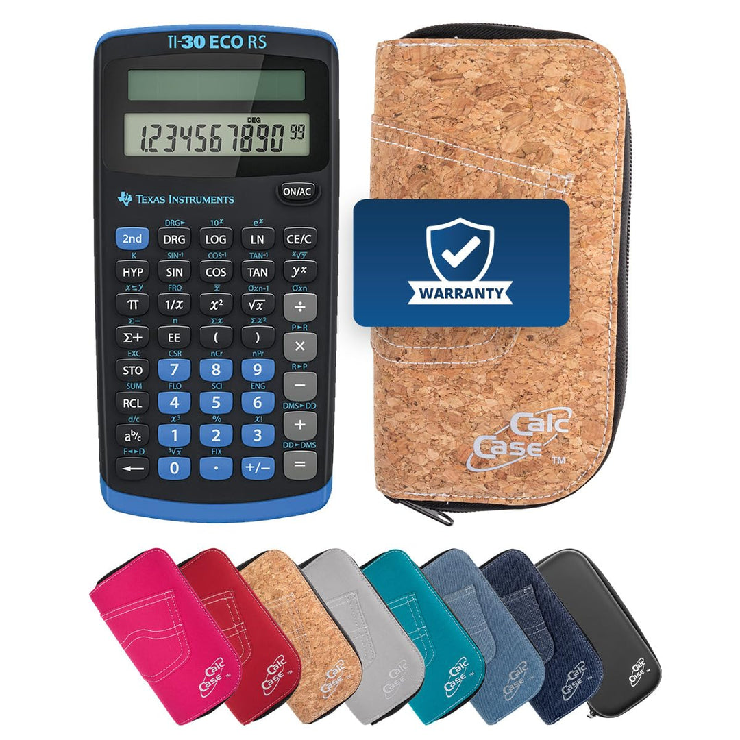 TI-30 ECO RS Schulrechner mit Schutztasche (Kork), Kork
