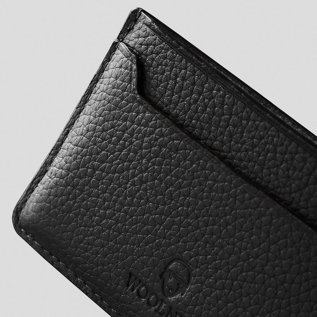 Woolnut Hochwertiges Kartenetui aus skandinavischem Vollnarbenleder