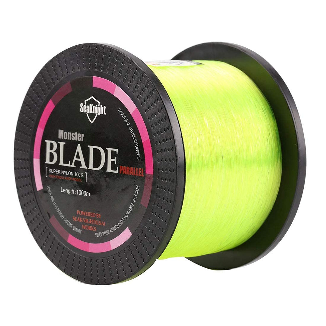 Seaknight Blade Nylon Angelschnur Monofil Karpfen 500M/1000M Salzwasser Monofile Angelschnur Forelle