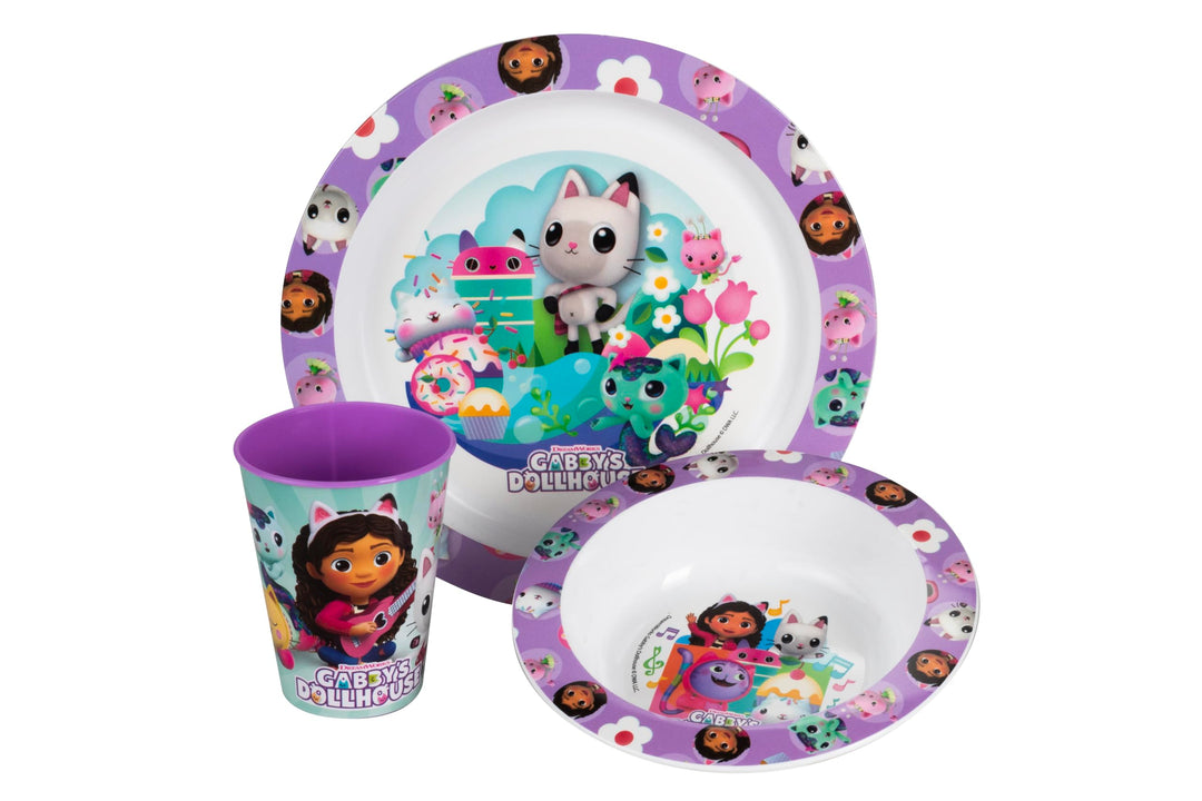 Gabbys Dollhouse 3tlg Frühstücksset