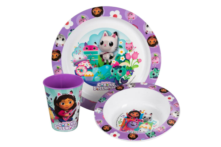 Gabbys Dollhouse 3tlg Frühstücksset