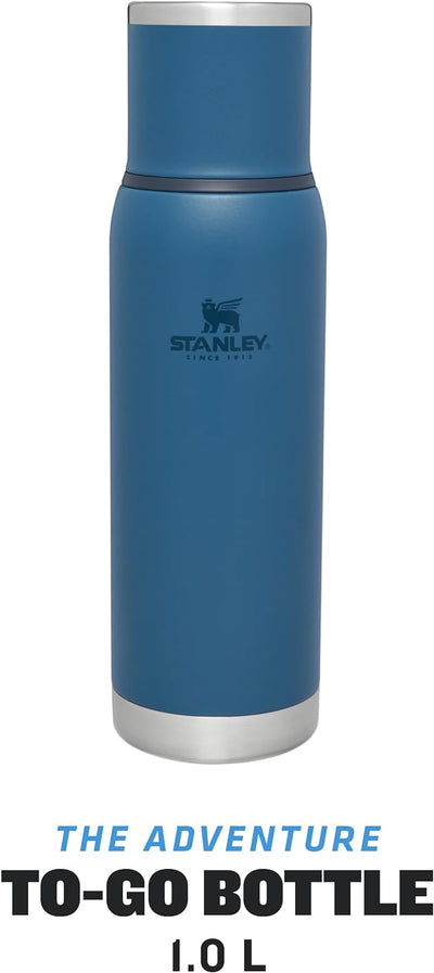 Stanley Adventure To-Go Thermosflasche 1.0L - 25 Stunden Heiss - 27 Stunden Kalt - Auslaufsicher - I