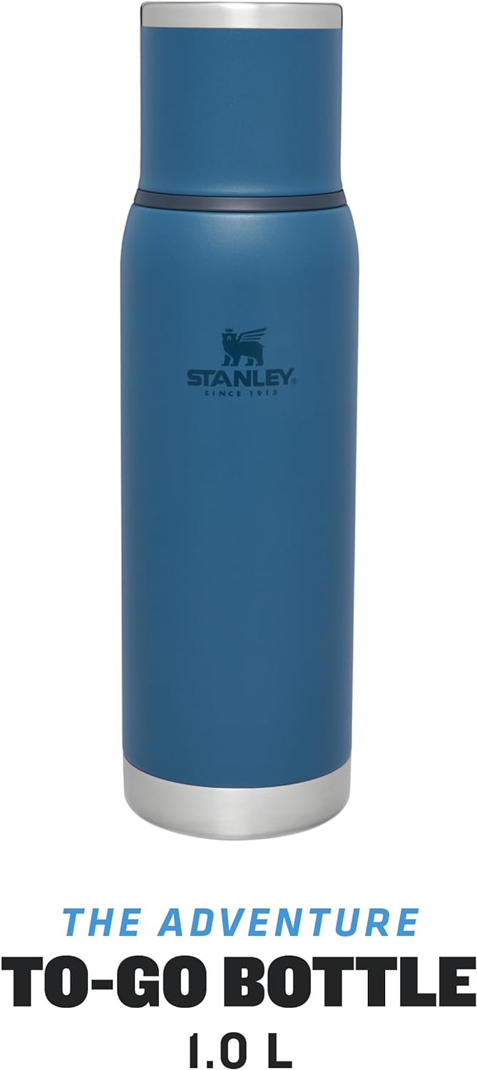 Stanley Adventure To-Go Thermosflasche 1.0L - 25 Stunden Heiss - 27 Stunden Kalt - Auslaufsicher - I