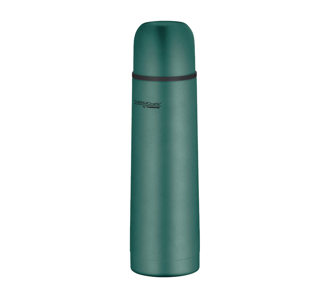 THERMOcafé by THERMOS TC BEVERAGE BOTTLE moss green mat 0,50l, Thermosflasche mit Becher aus Edelsta