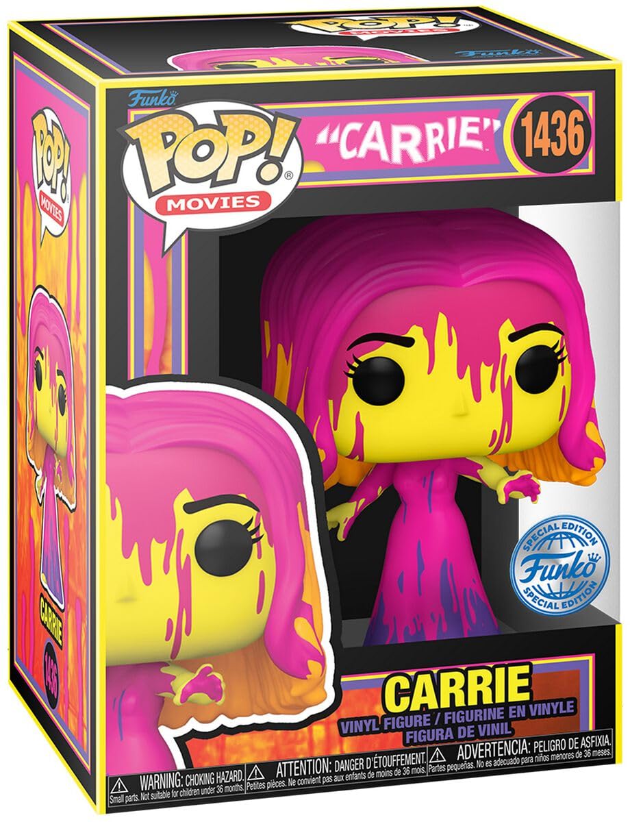 Funko Carrie Black Light Pop! Vinyl Figure #1436 - Entertainment Earth Exclusive