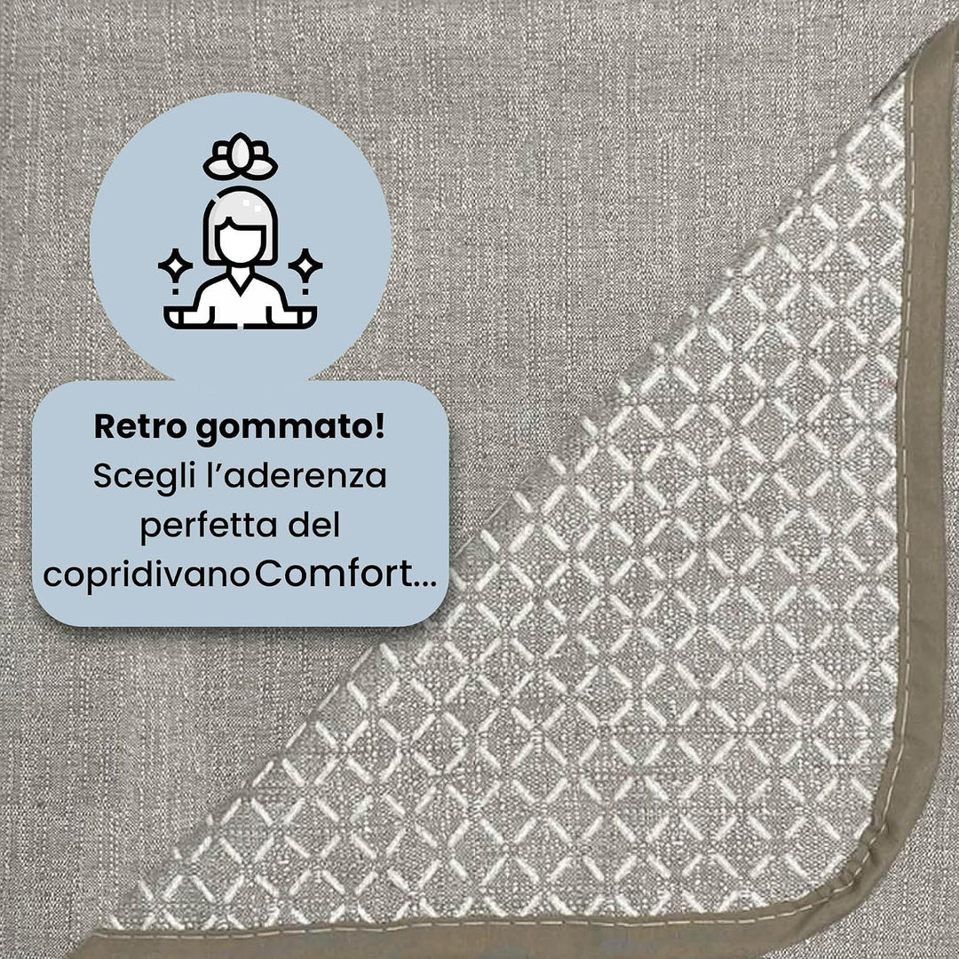 Komfort-Antigleiten-Sofa-Decke,4 Plätze, beige 4 Plätze Beige, 4 Plätze Beige