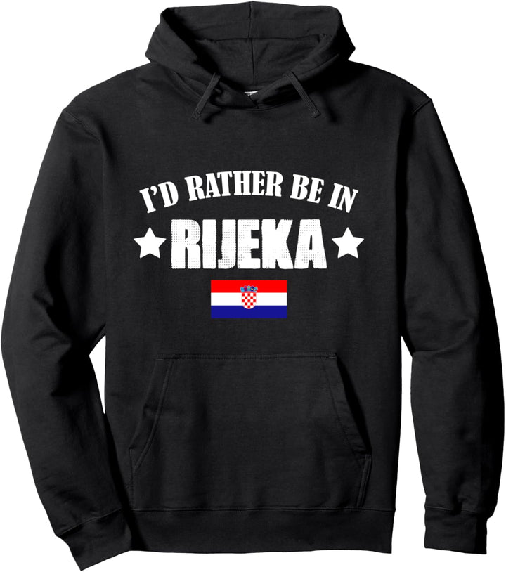 Rijeka Kroatien Flagge Idee Kroatien Pullover Hoodie