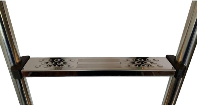 EVOLUTION 4E Einbauleiter eng 4-stufig V2A Edelstahl Pool Handlauf