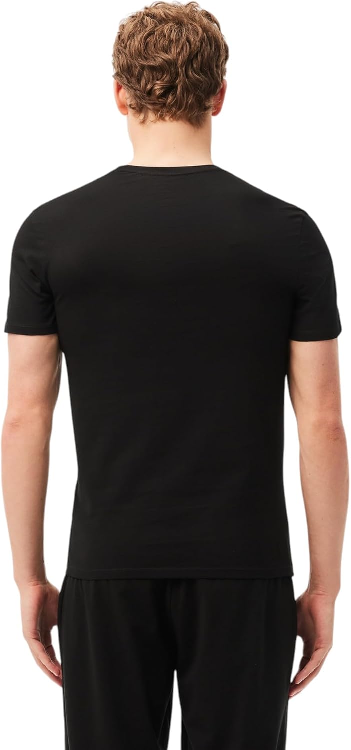 Lacoste Herren Unterhemd XS Schwarz, XS Schwarz