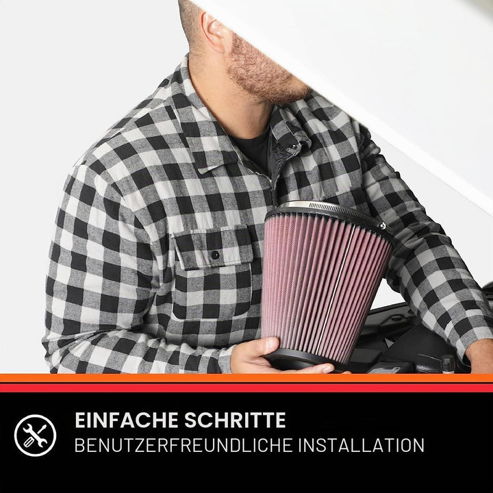 K&N E-3200 Waschbarer und wiederverwendbarer KFZ Custom Luftfilter