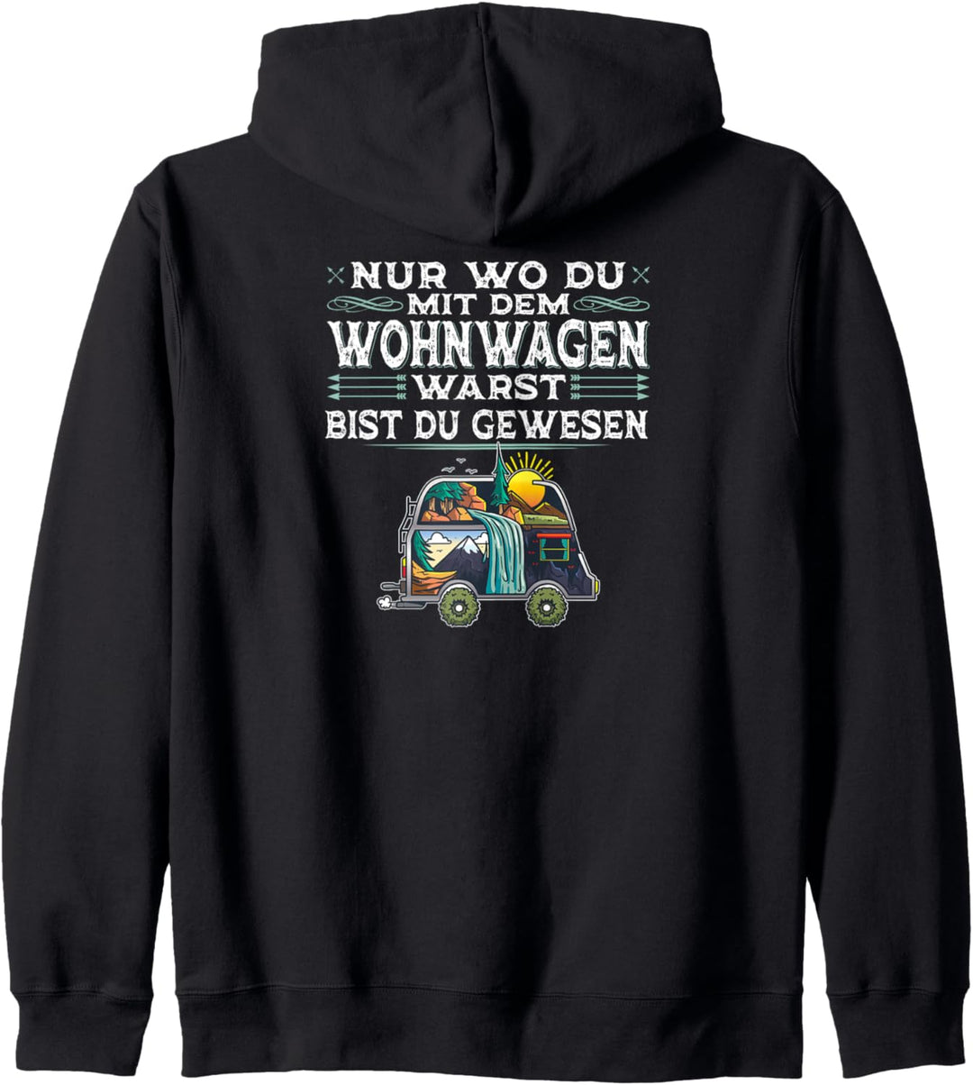 Wohnwagen Campingplatz Abenteuer Camping Kapuzenjacke