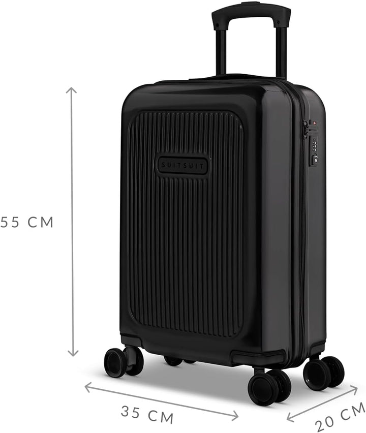 SUITSUIT Handgepäck Koffer mit 4 Rollen 55 x 35 x 20 cm - Hartschalen Kabinentrolley mit TSA-Schloss