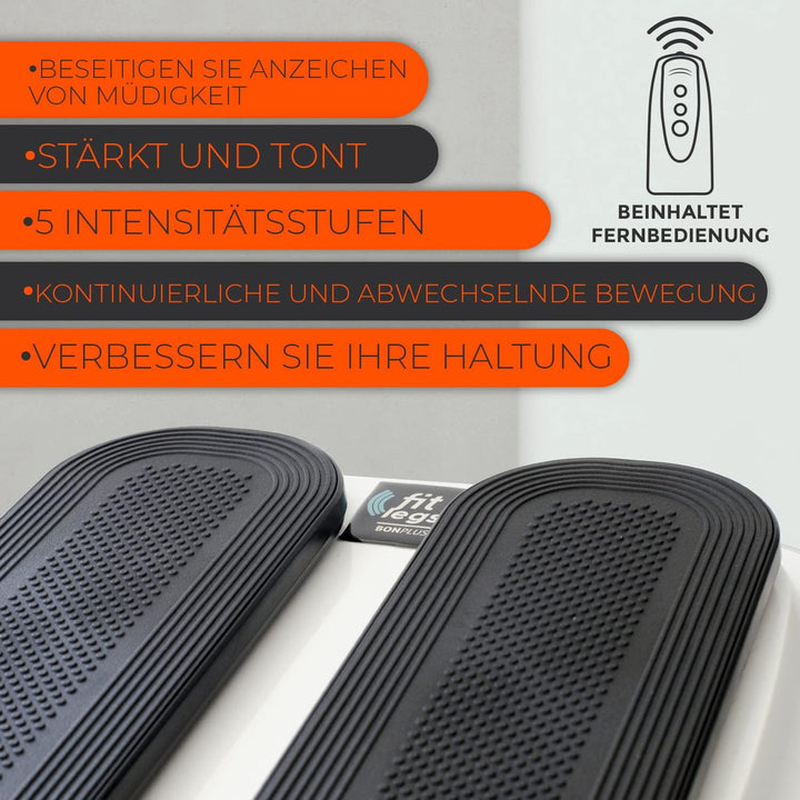 Bonplus BP | Erwachsene Leg Exerciser | Fitlegs | inklusive Fernbedienung | Passive Gymnastik | 5 In