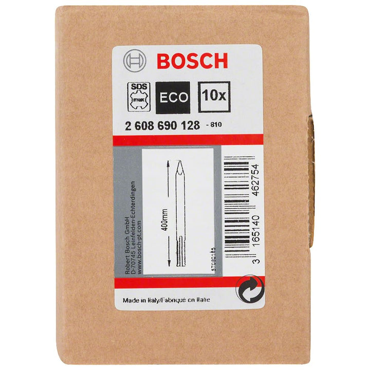 Bosch Accessories Bosch Professional Spitzmeissel SDS-max (10 Stück, Länge 400 mm), 400 mm