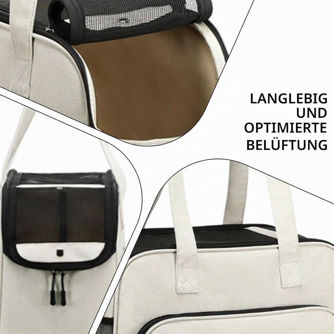 Hundetasche für Kleine Hunde und Katzen, Katzentransporttasche Haustiertasche, Tragetasche Hund Hund