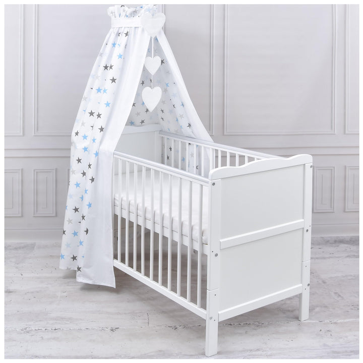 Generisch Baby Delux Babybett Himmel Betthimmel Baumwolle Baldachin für Babybett Kinderbett Wiege St