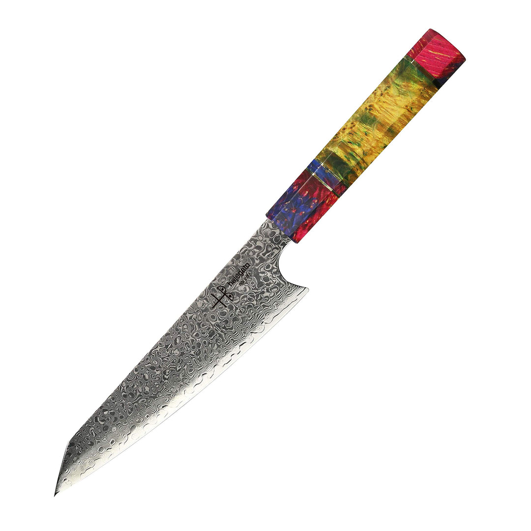 Hajegato Damastmesser Küchenmesser Einzigartiges Griff Kochmesser Profi Messer Japanisches Messer Vg