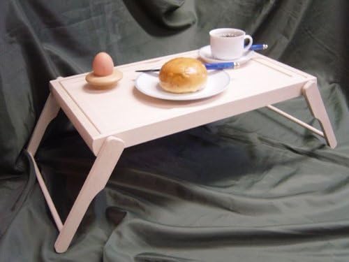 Bett-Tablett mit Buchhalter/Laptoptisch - Buche Natur